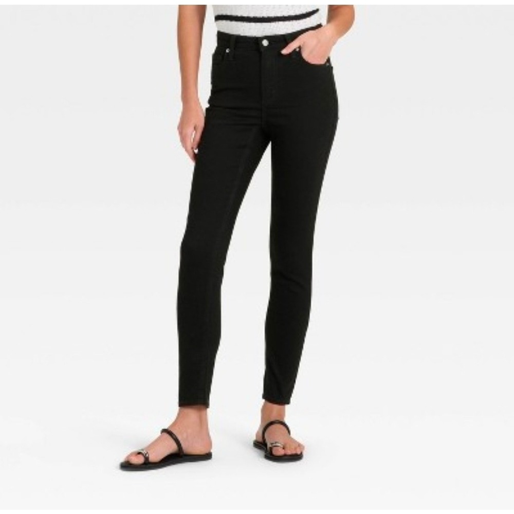 Women's High-Rise Skinny Jeans‎ Universal Thread Black Size 6S